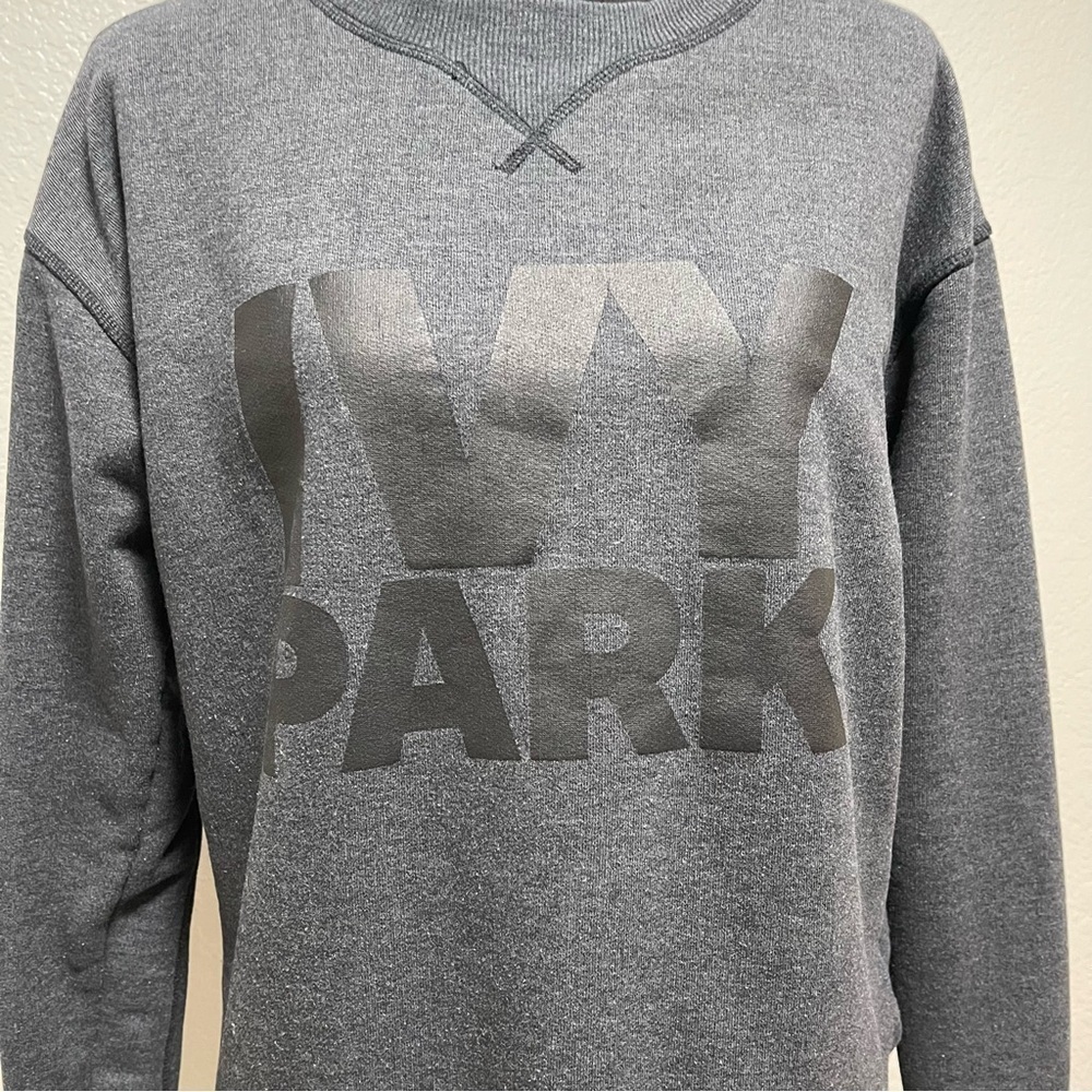 Ivy Park Dark Grey Pullover Crewneck Sweatshirt MEDIUM - Picture 3 of 9